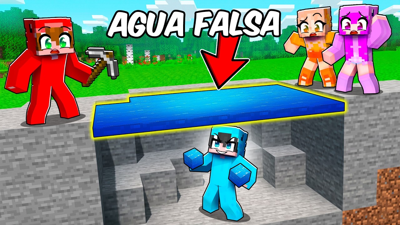 Trolleando con Bases Secretas a Mis Amigos en el ESCONDITE en Minecraft!