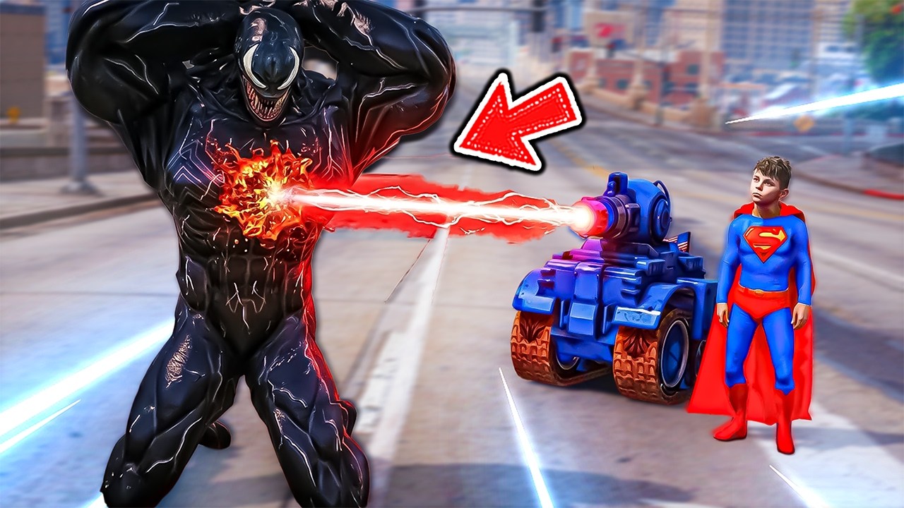 دمرنا فينوم بأصغر دبابة ليزر 😱🔥!! | فلم قراند