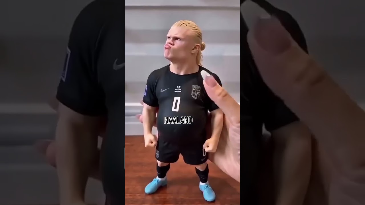 Haaland's Funniest Transformation 😂🧸⚽ #haaland #viral #trending