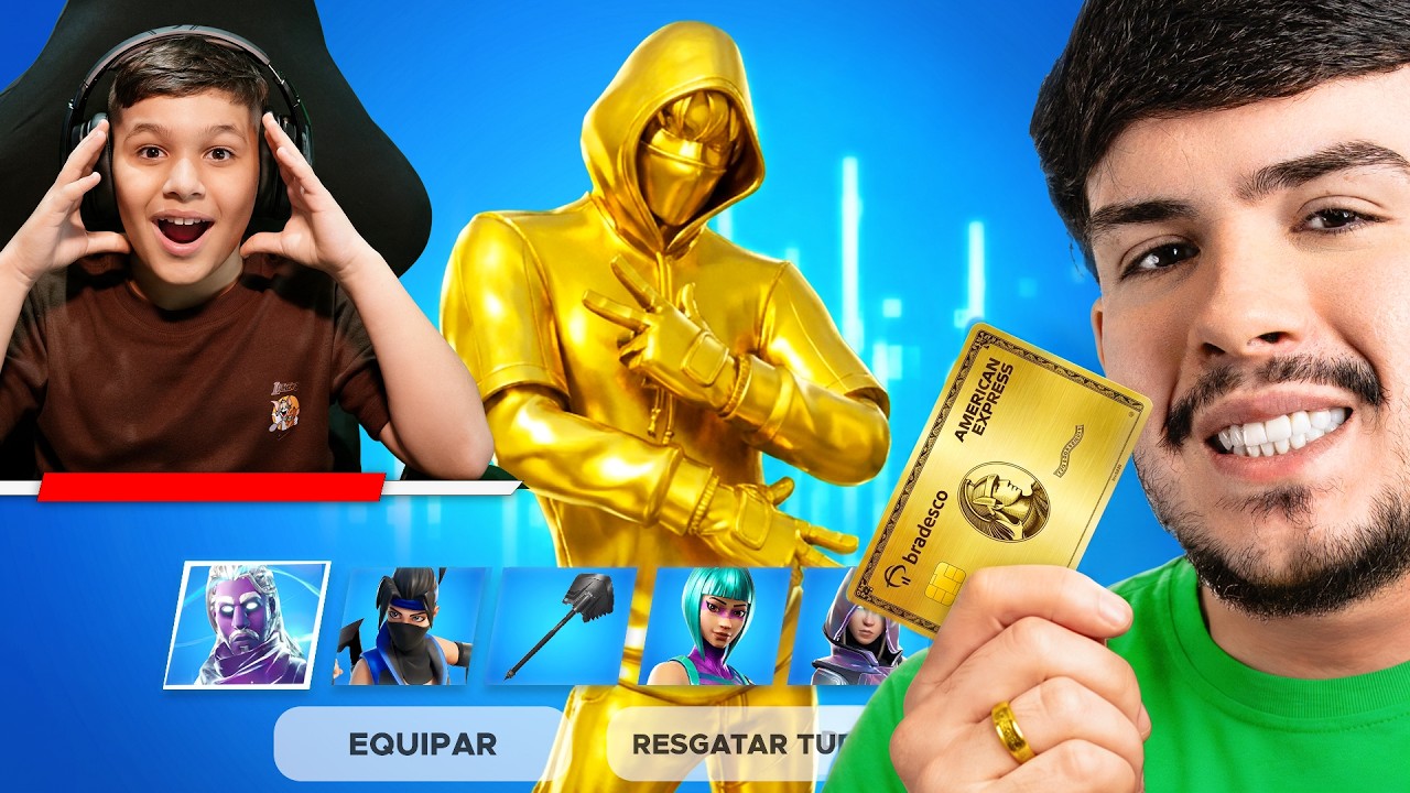 MELHOREI A CONTA DE FORTNITE DO FTNLUCCA!
