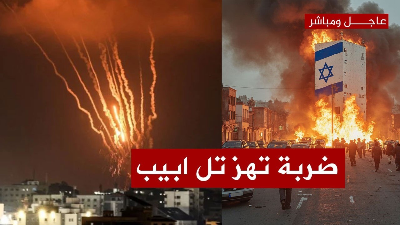 عاجل 10000 آلاف صاروخ إيراني يحرق اضخم ابراج تل أبيب ، وتهدم وزارة الدفاع الاسرائيلية