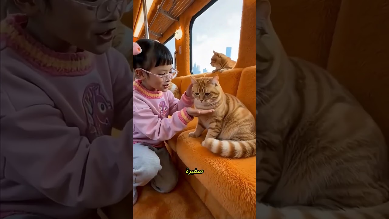 قطار مليان قطط كيوت! 😍🐱