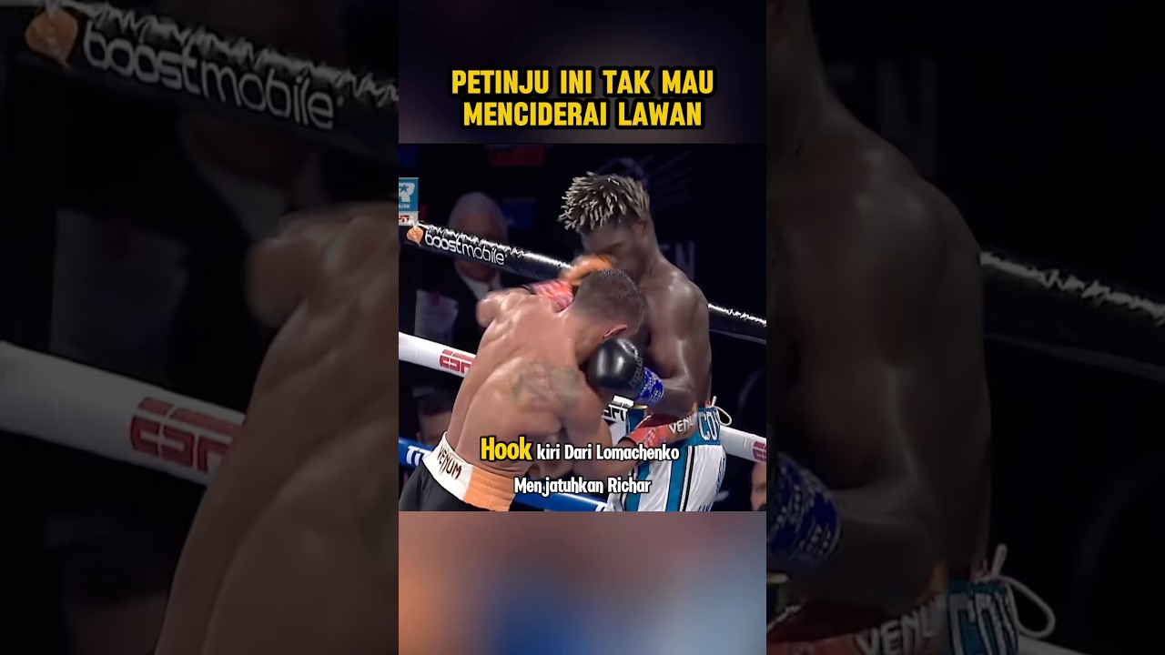 Petinju ini tak mau menciderai lawan!? #shorts