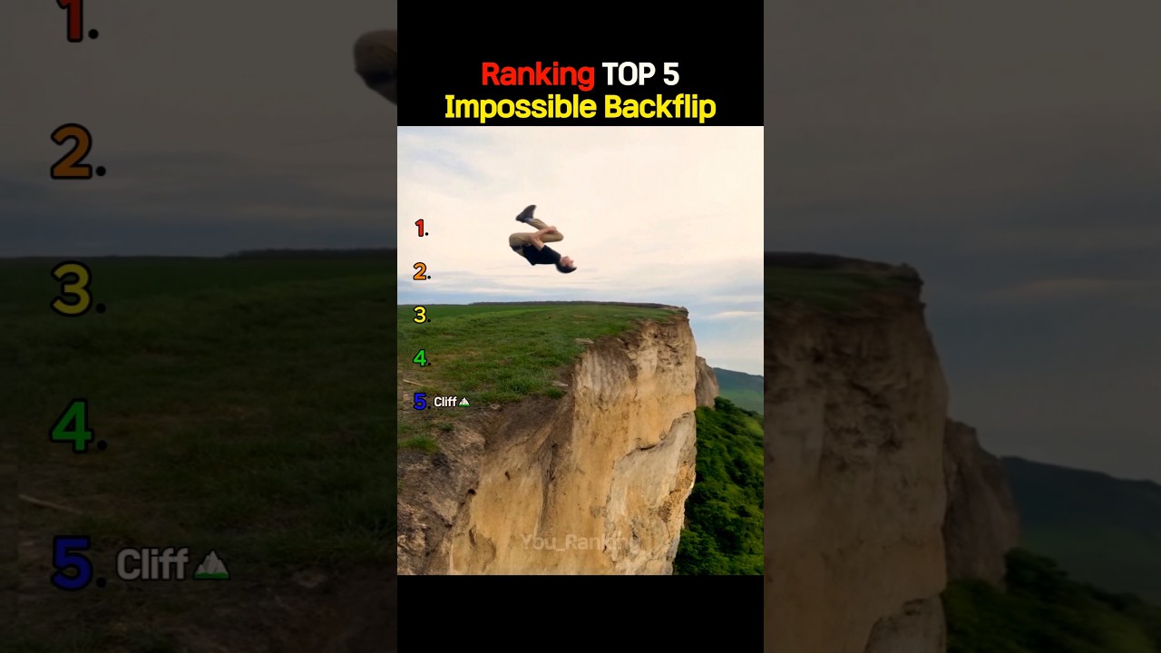 Ranking TOP 5 Impossible Backflip Moments
