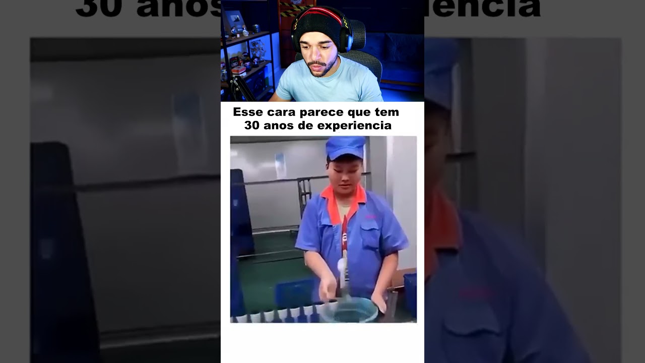 Esse cara parece que tem 30 anos de experiência 😎