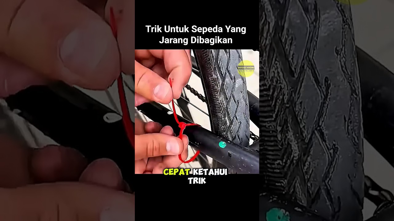 Trik Sepeda Yang Akan Kamu Butuhkan #vidioshort #tipspraktis