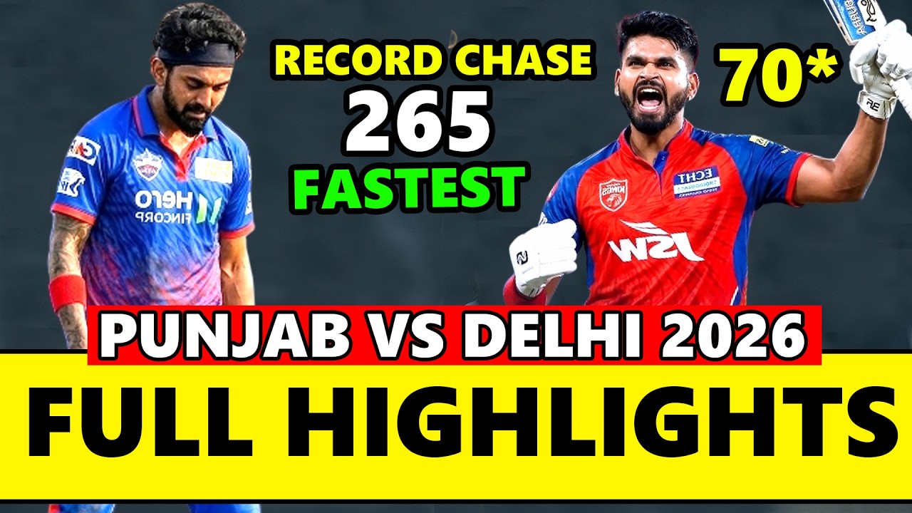 Punjab Kings vs Delhi Capitals Full Highlights ipl Match 35th 2026