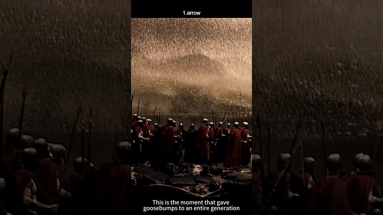 #movie 300 – "We Fight in the Shade" | Epic Arrow Storm Scene (2006)