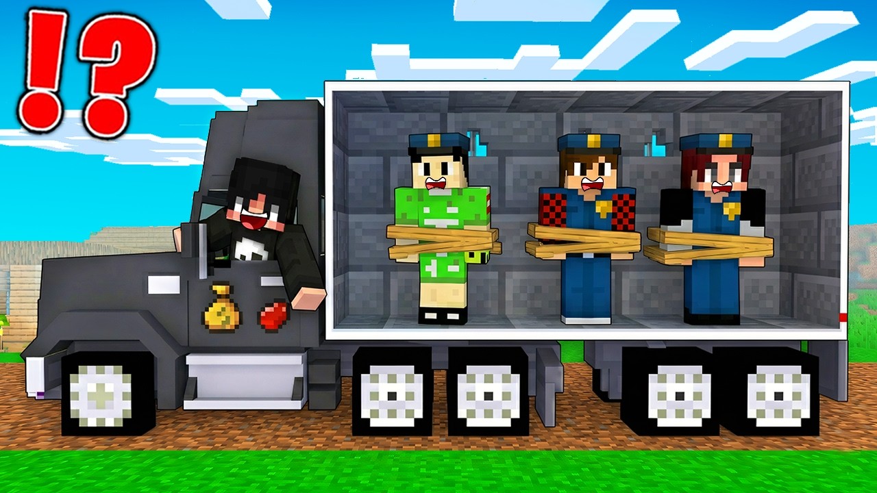 ماين كرافت لايف ستيل الحرامية #10 خطـفت الشرطة ولكن انكشفت !!؟