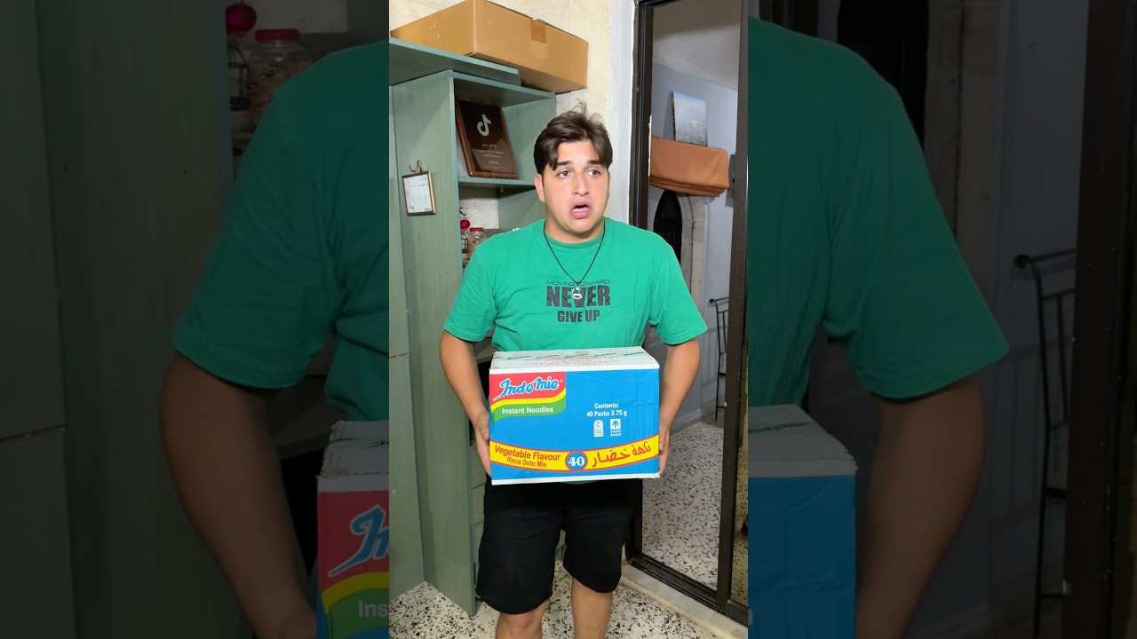اول مرة الأولاد ما بحبو الاندومي:😱