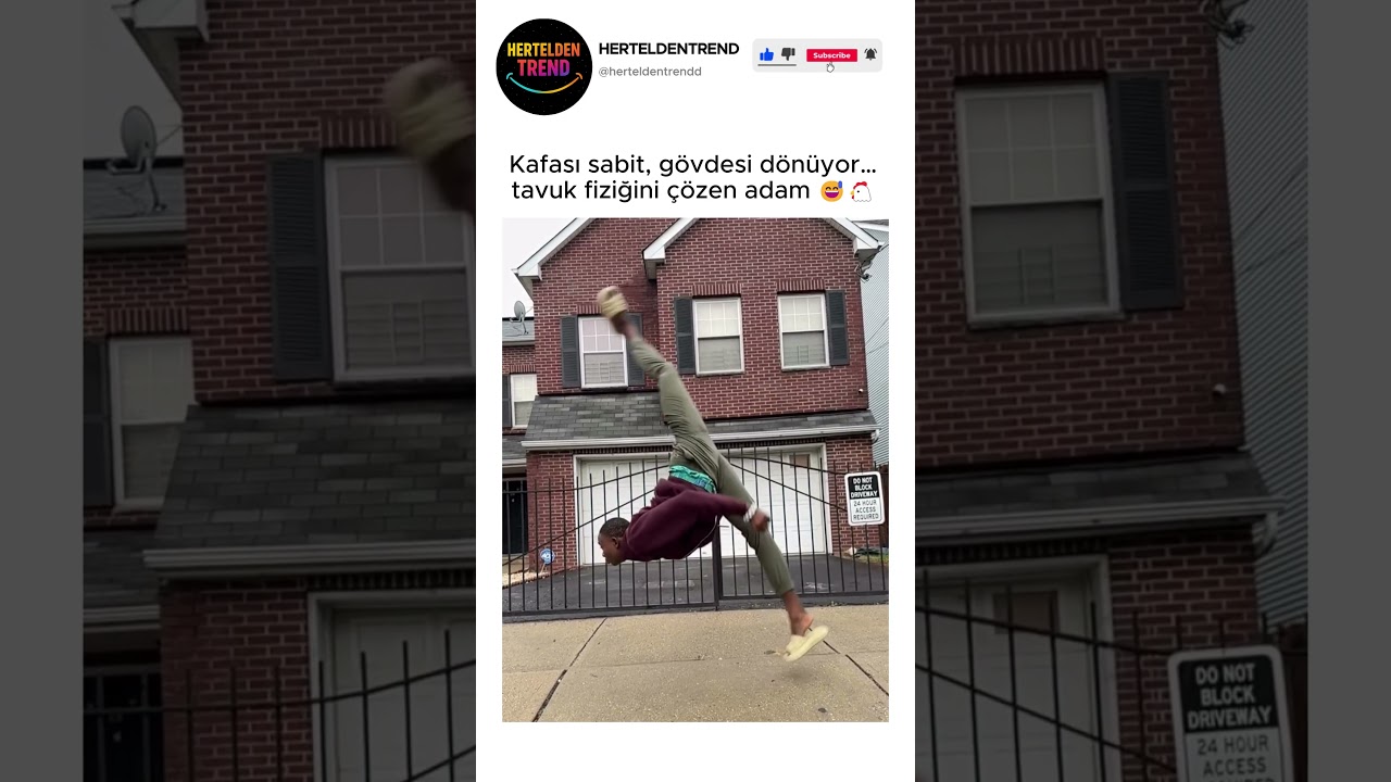 Kafası sabit, gövdesi dönüyor… Tavuk fiziğini çözen adam 😅🐔 @sairusalias224