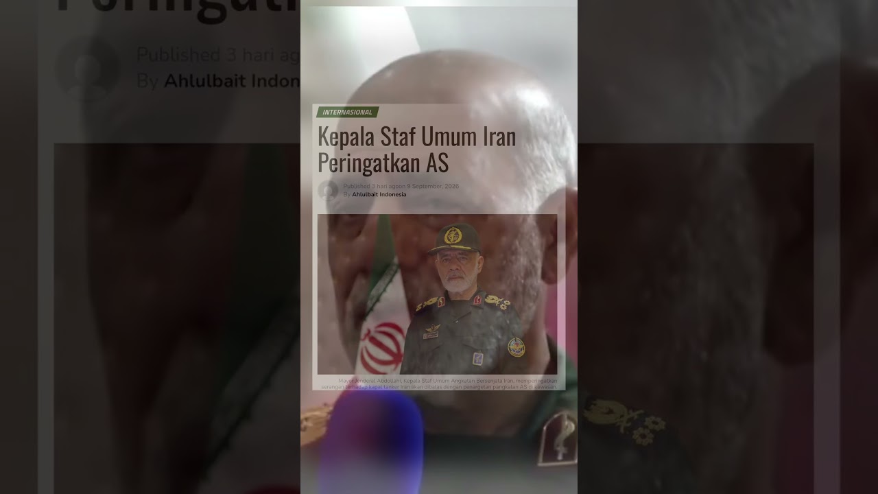 PERANG MEMANAS! Jendral Tinggi IRGC Kutuk Keras Amerika Serikat