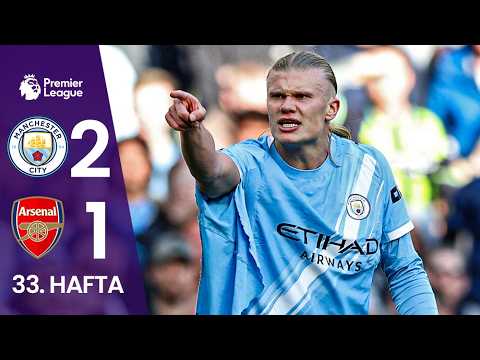 Manchester City (2-1) Arsenal | 33. Hafta MAÇ ÖZETİ | Premier League - 2025/26