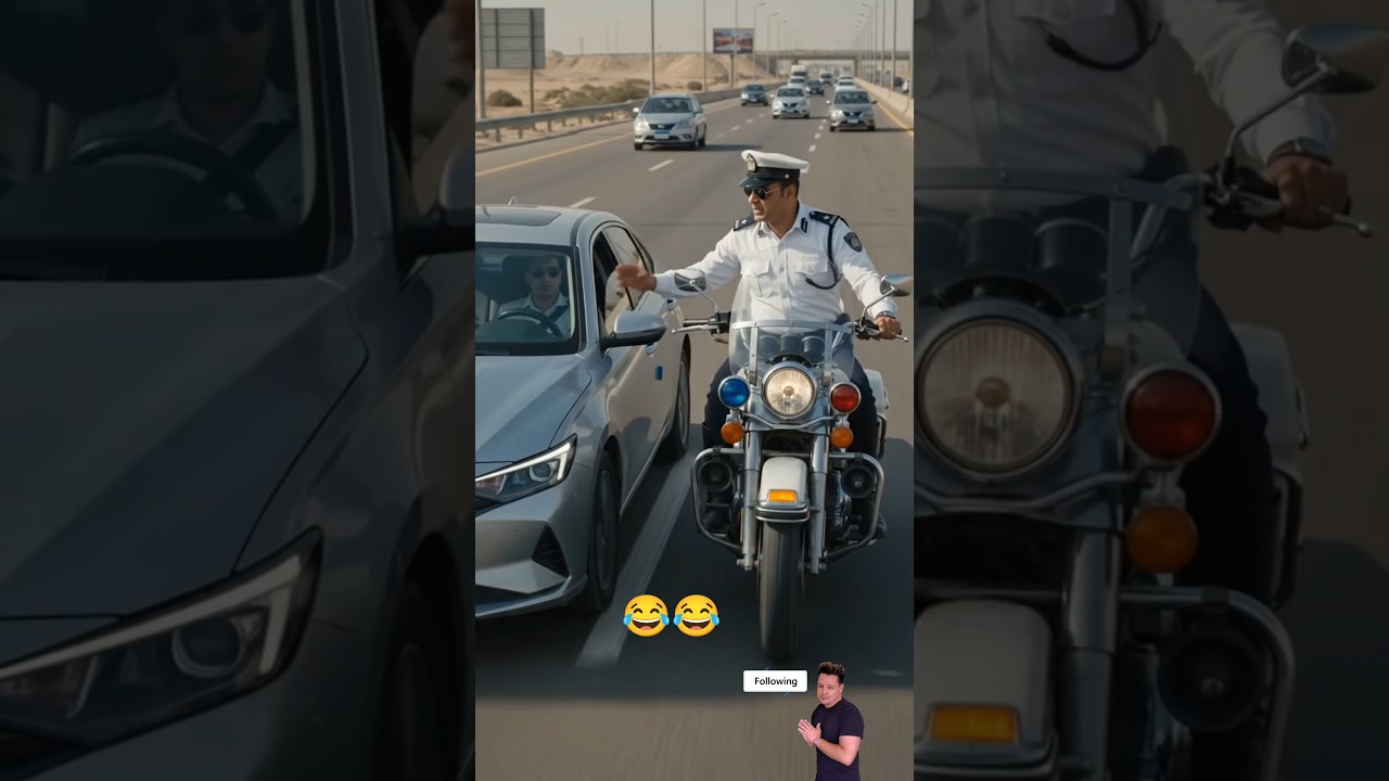 الظابط و الزوج 😂😂😂