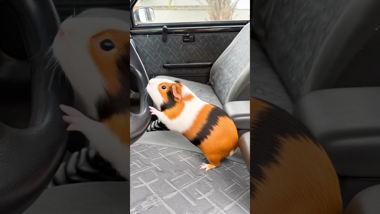 TEM UM PORQUINHO DA ÍNDIA NO MEU CARRO
