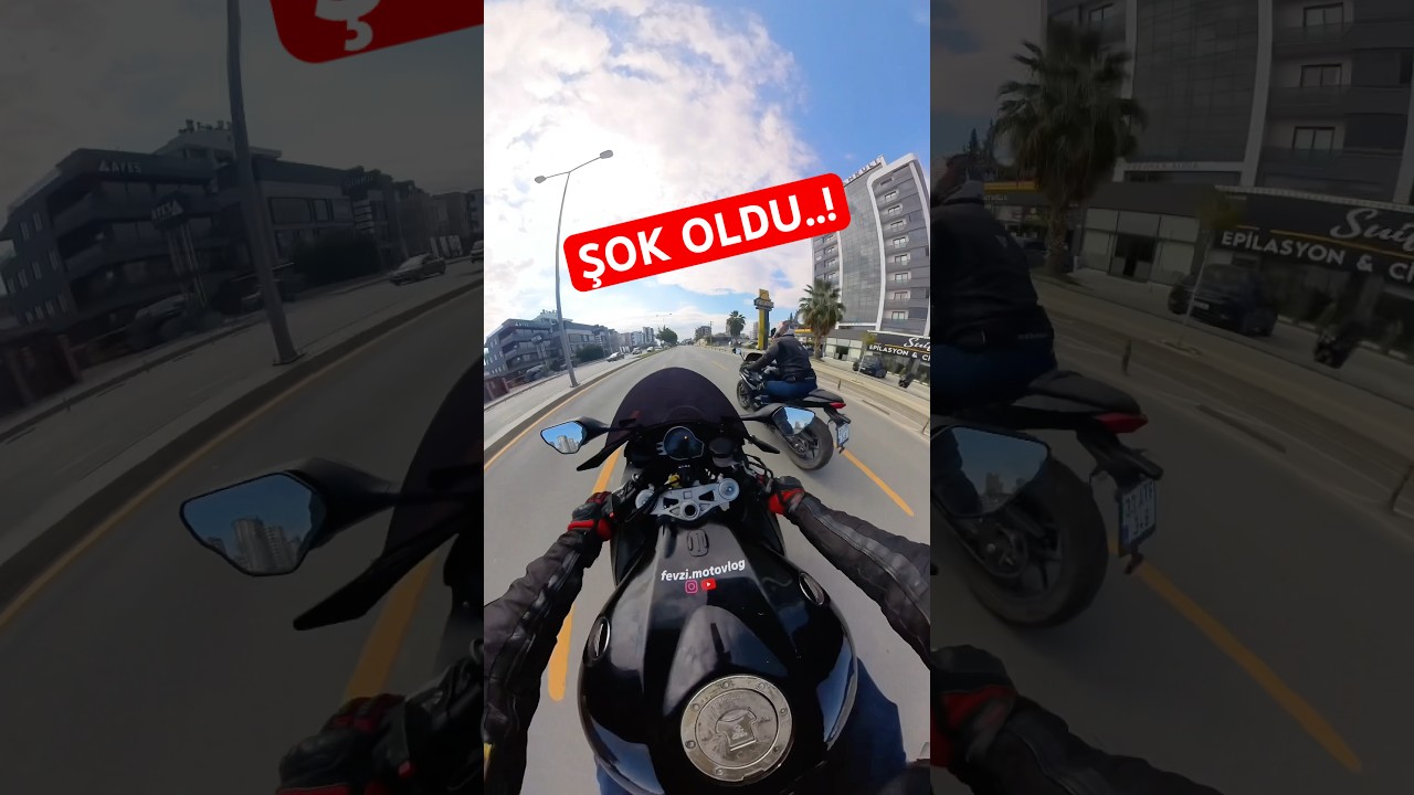 KENDİNE ÇOK GÜVENİYORDU..! #1000rr #hondacbr1000rr #motovlog #motorcu #vlog