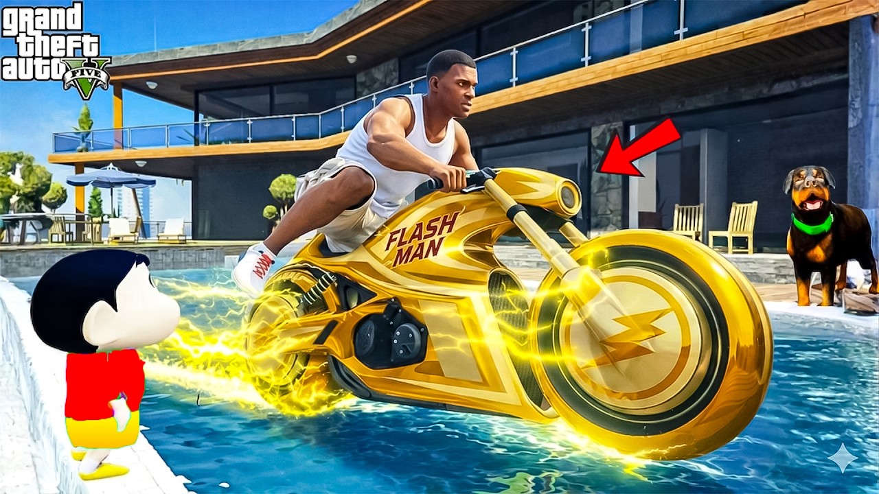Franklin & Shinchan Fight For The Most Expensive Bike in GTA 5 in Telugu