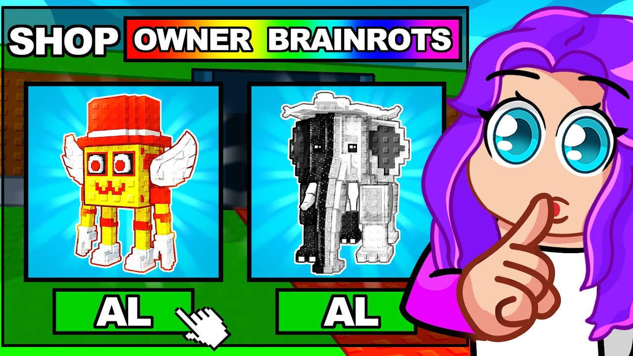 Sadece OWNER BRAINROT alarak Steal a Brainrot Oynamak...