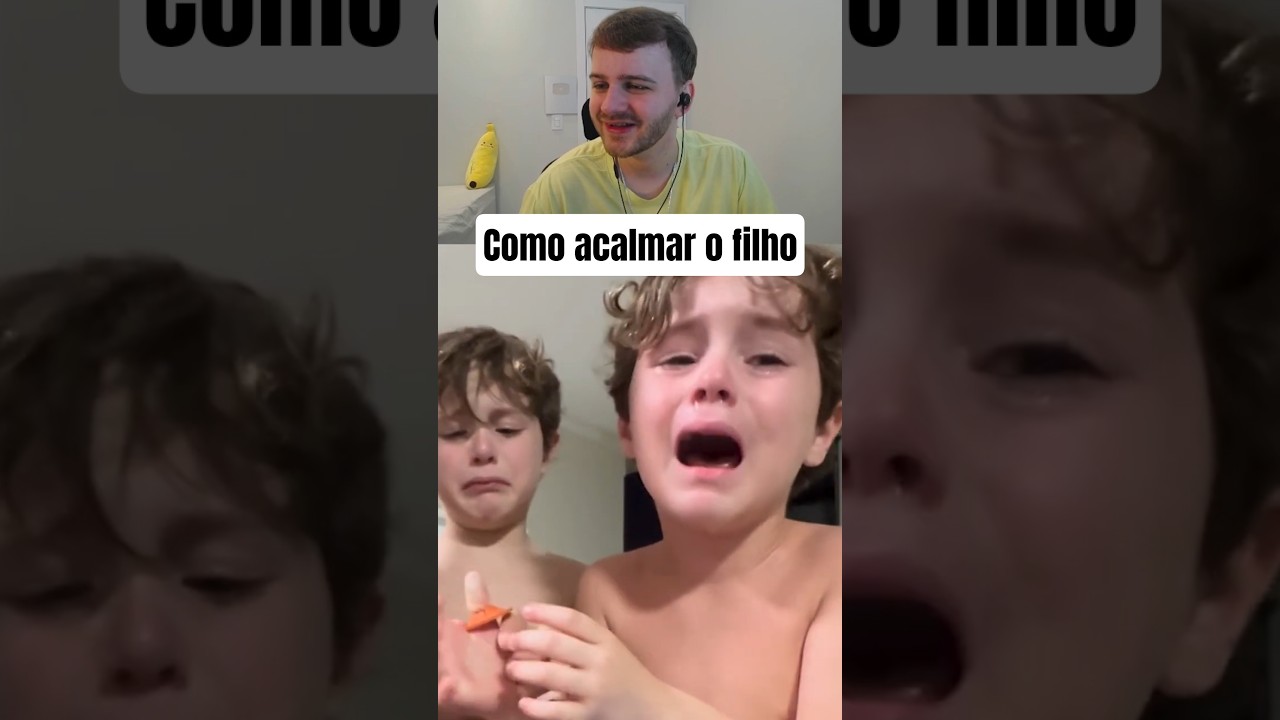 Como acalmar o filho