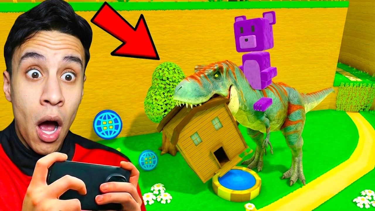 الديناصور المرعب ظهر مع الدب البنفسجي في SUPER BEAR ADVENTURE!! 🦖😨