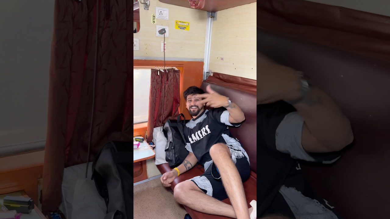 Train में गुम कर आया मजा🚃🥳￼ #comedy #youtubeshorts #shorts #golu008 @G@Golu008_vlogs