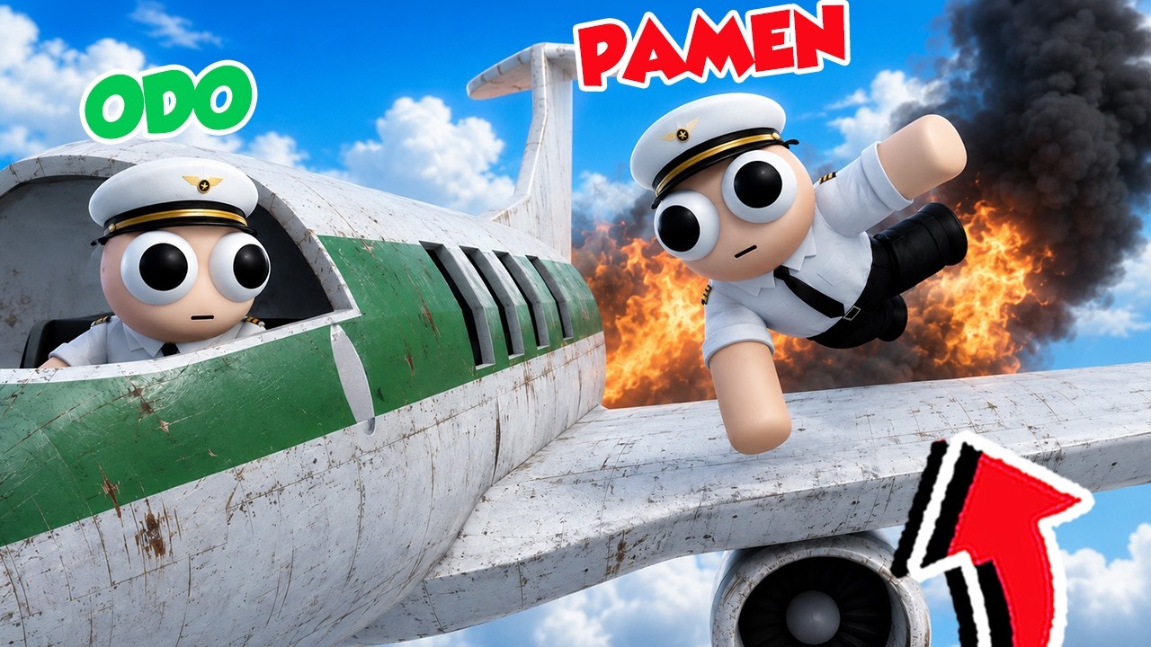 KITA JADI PILOT GADUNGAN PALING NGAKAK DI ROBLOX!!!