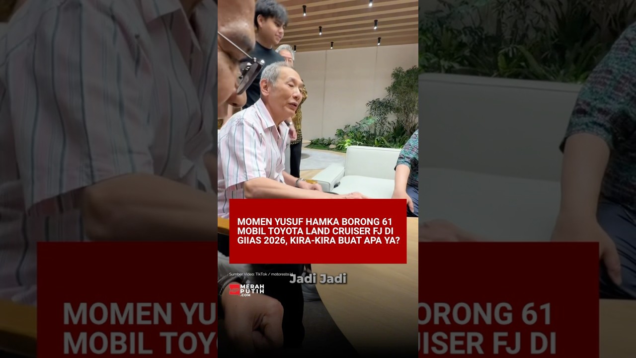 MOMEN YUSUF HAMKA BORONG 61 MOBIL TOYOTA LAND CRUISER FJ DI GIIAS 2026, KIRA-KIRA BUAT APA YA?