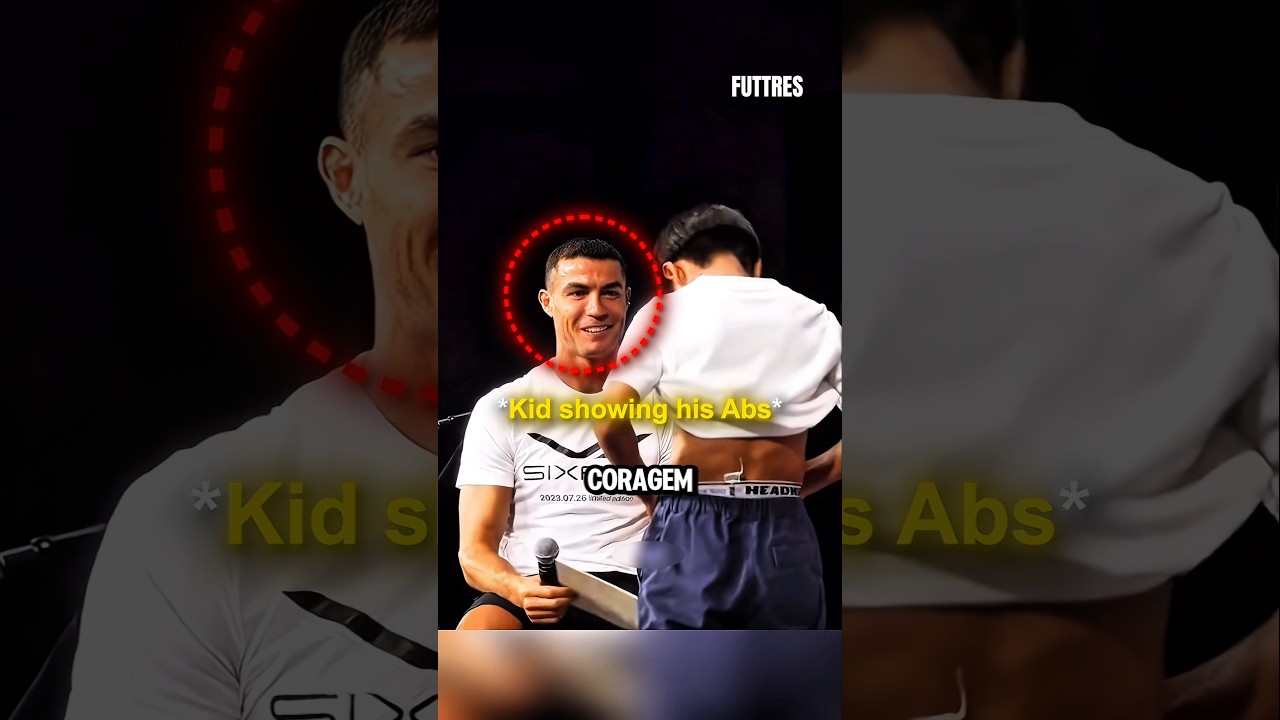 Esse garoto teve a coragem de desafiar o Ronaldo 🤫🔥