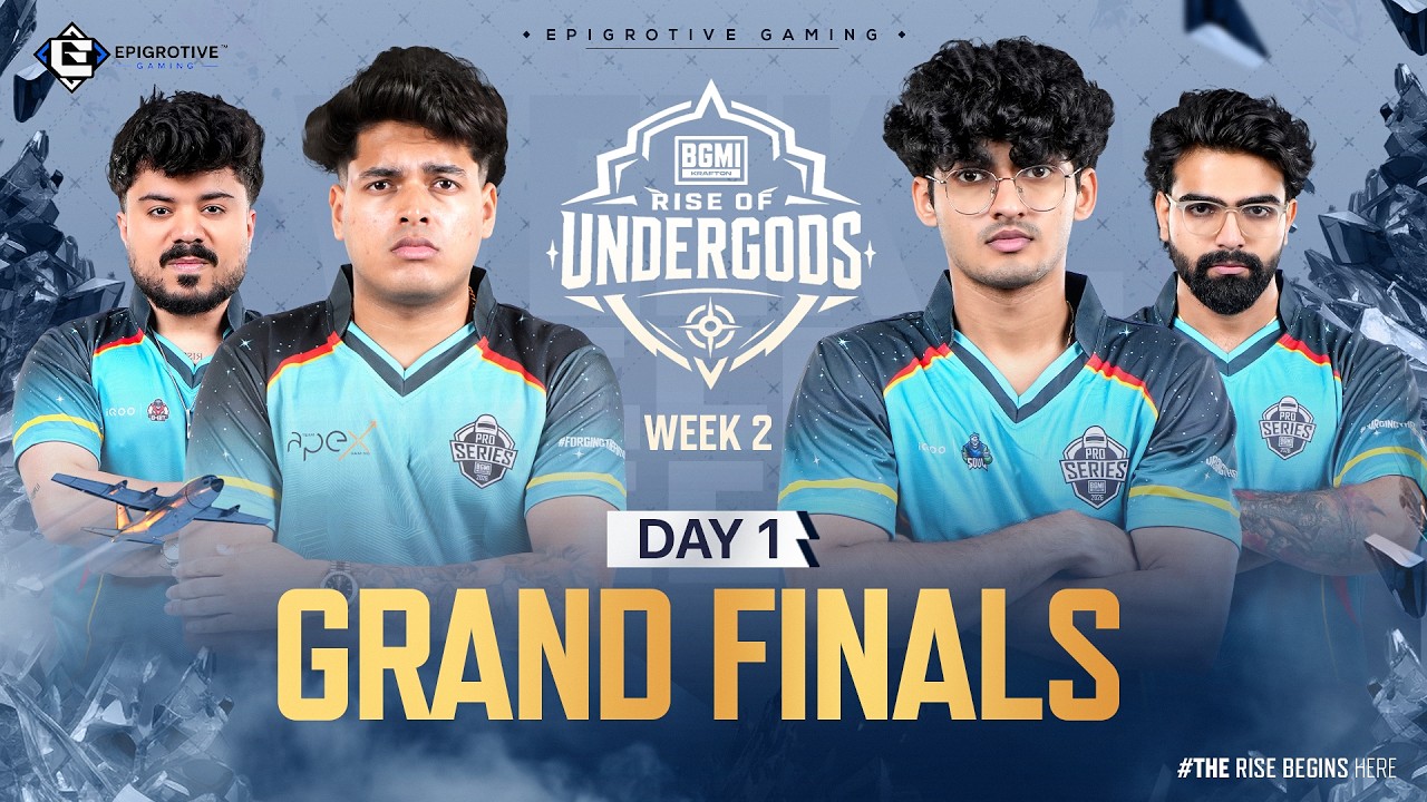 Epigrotive Rise of UnderGods WEEK - 2 DAY 1 | FT. #Apexgaming #soul #divinegaming #8bit