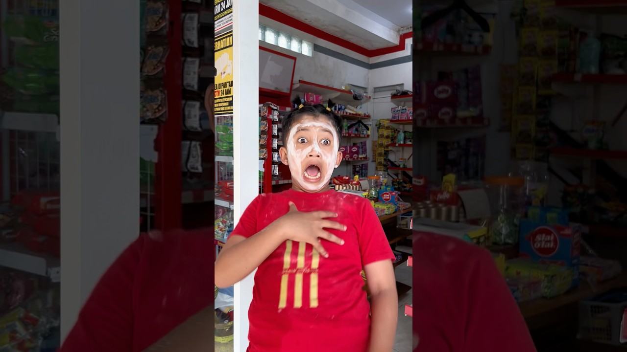 Adik Nono Manggil Badut, eh malah kabur 😂😂