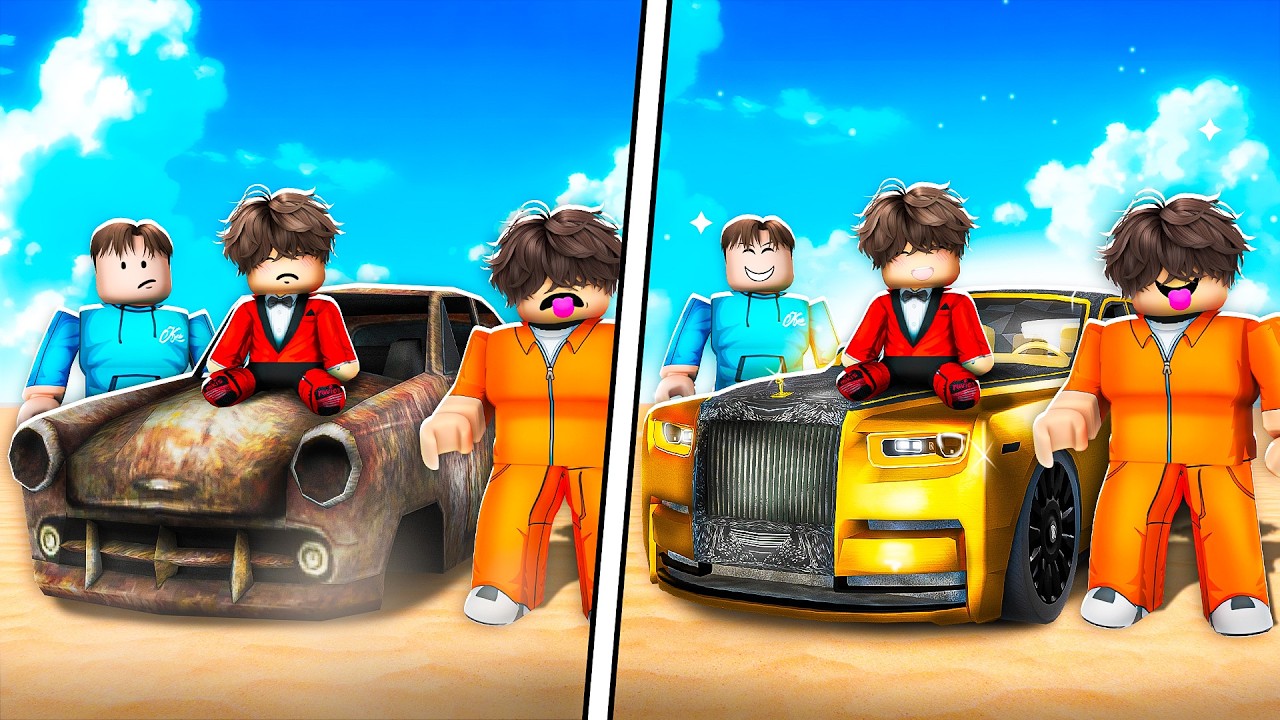 ربلوكس اطول رحلة مع اخواني الصغار ! Dusty trip