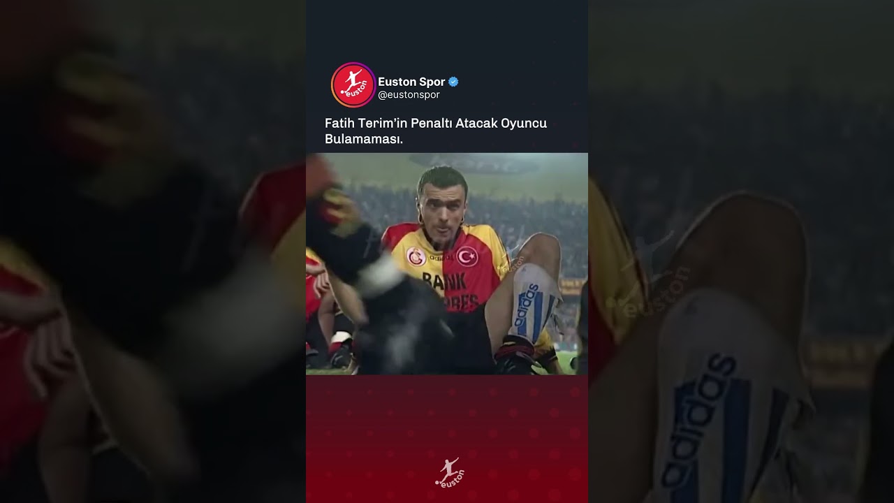 Fatih Terim’in Penaltı Atacak Oyuncu Bulamaması