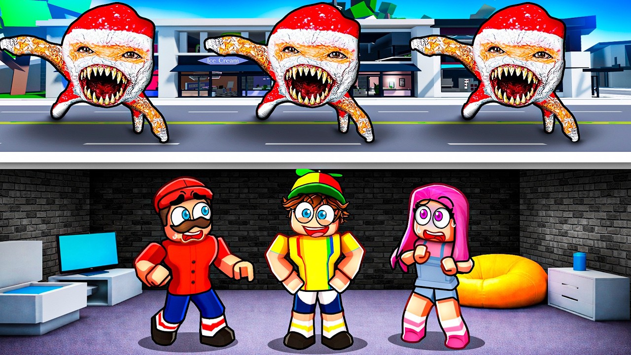 We Built a BUNKER to Hide from GOO GOO GAGA in Roblox... - Published by Johnny and Marty