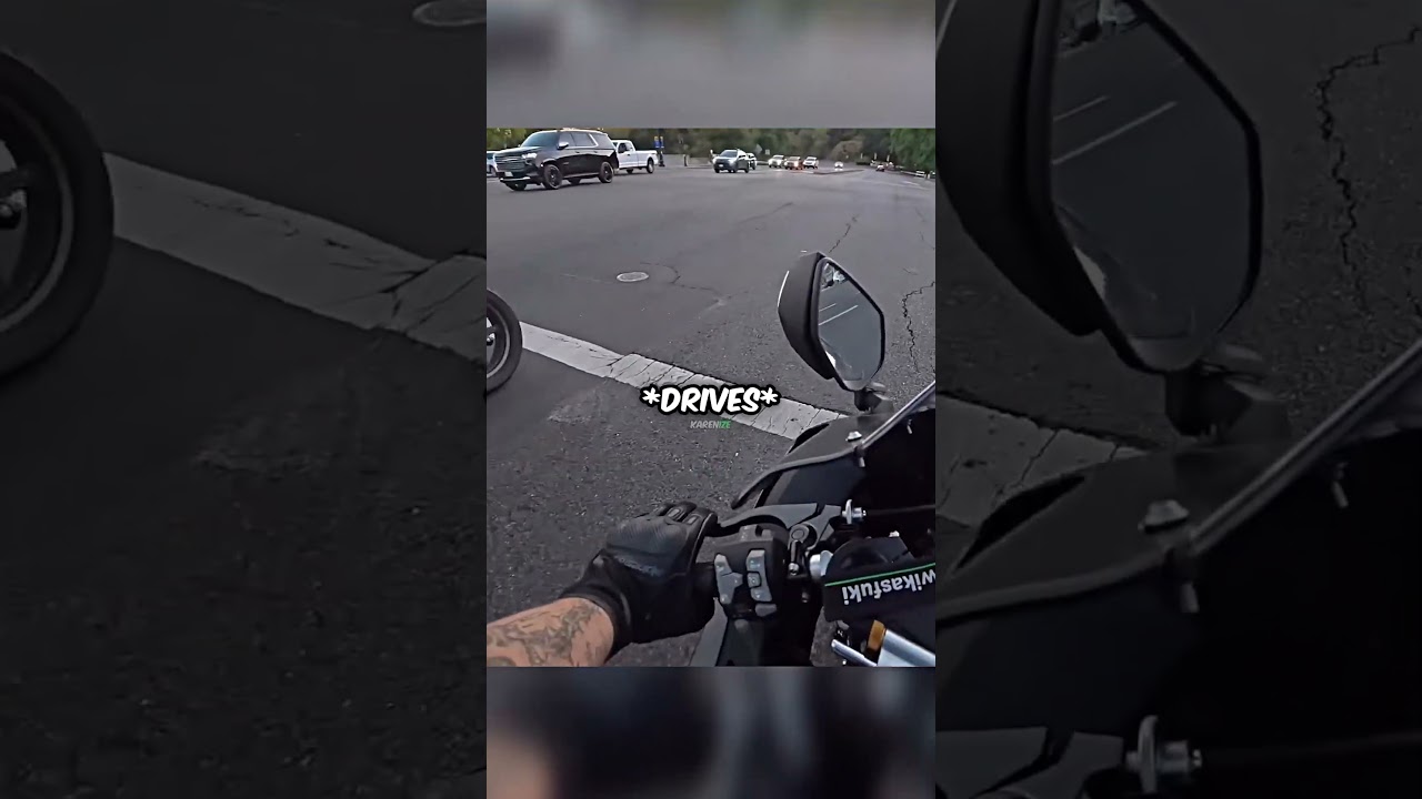 Harley Driver Crashes Out