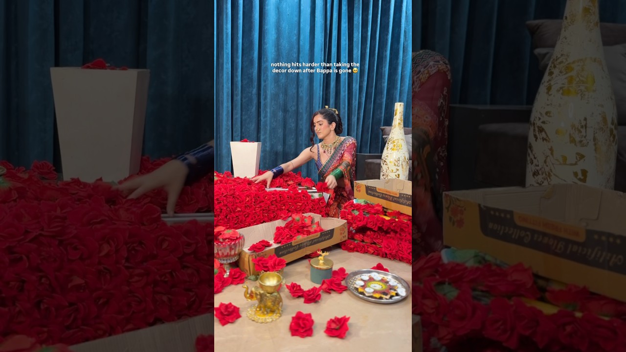 agle baras tum jaldi aana🥺🩷 #ganpattibappamorya #ganaptichaturthidecor #ganpatidecoration #diy