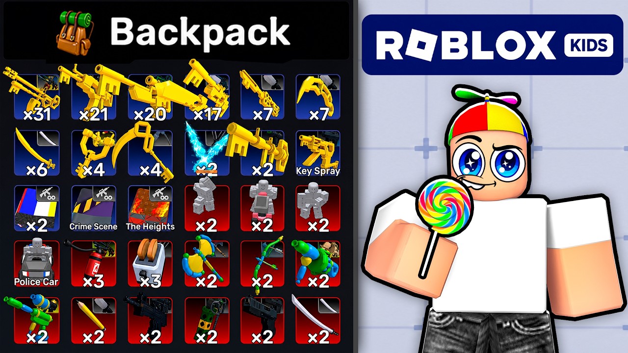 BUYING EVERYTHING in rivals, but on ROBLOX KIDS