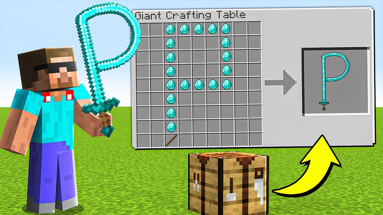 Minecraft, But Crafts are GIANT!