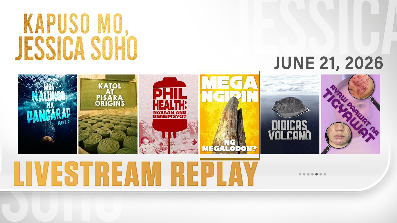 KMJS livestream June 21, 2026 Episode - Replay | Kapuso Mo, Jessica Soho