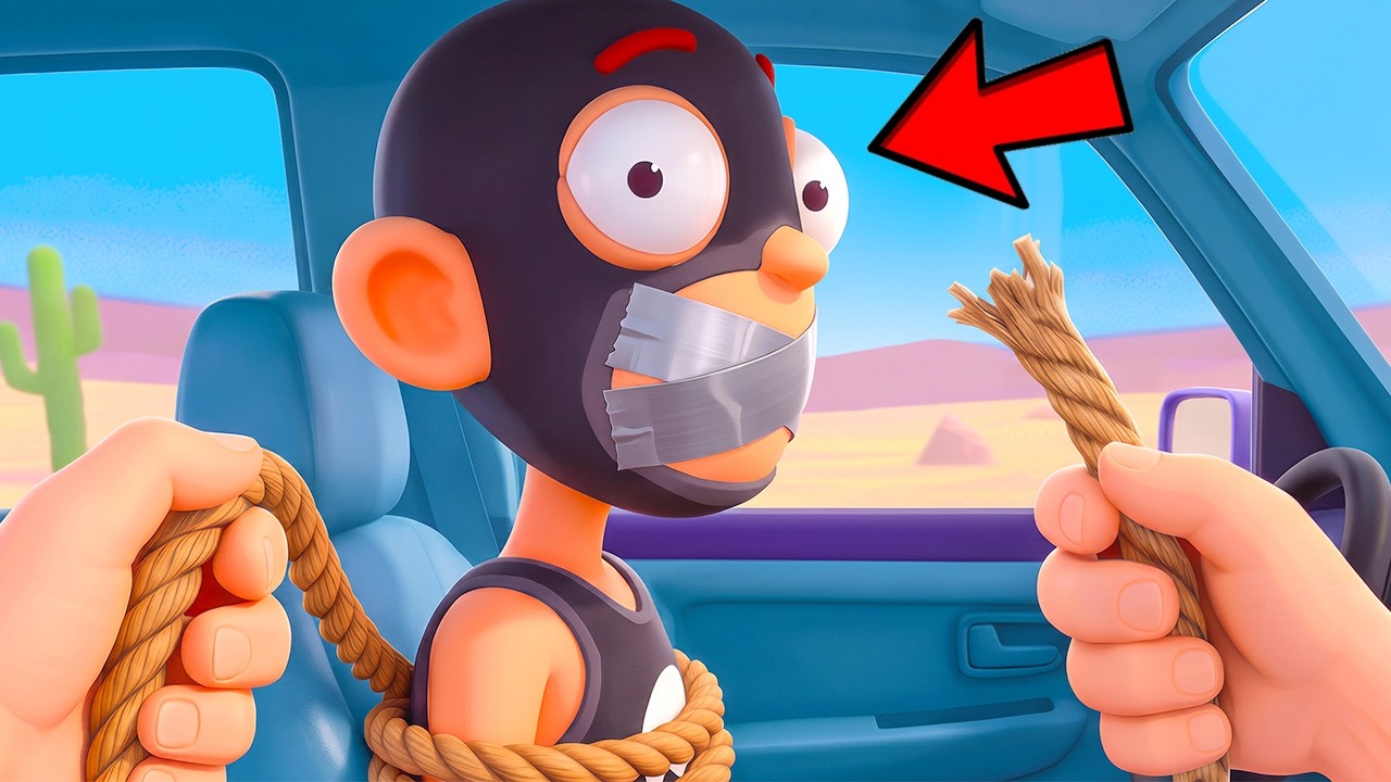 خطفت المجرمين وربطتهم بالسيارة !! انتقمت منهم 💀😱 Gas N Cars VR
