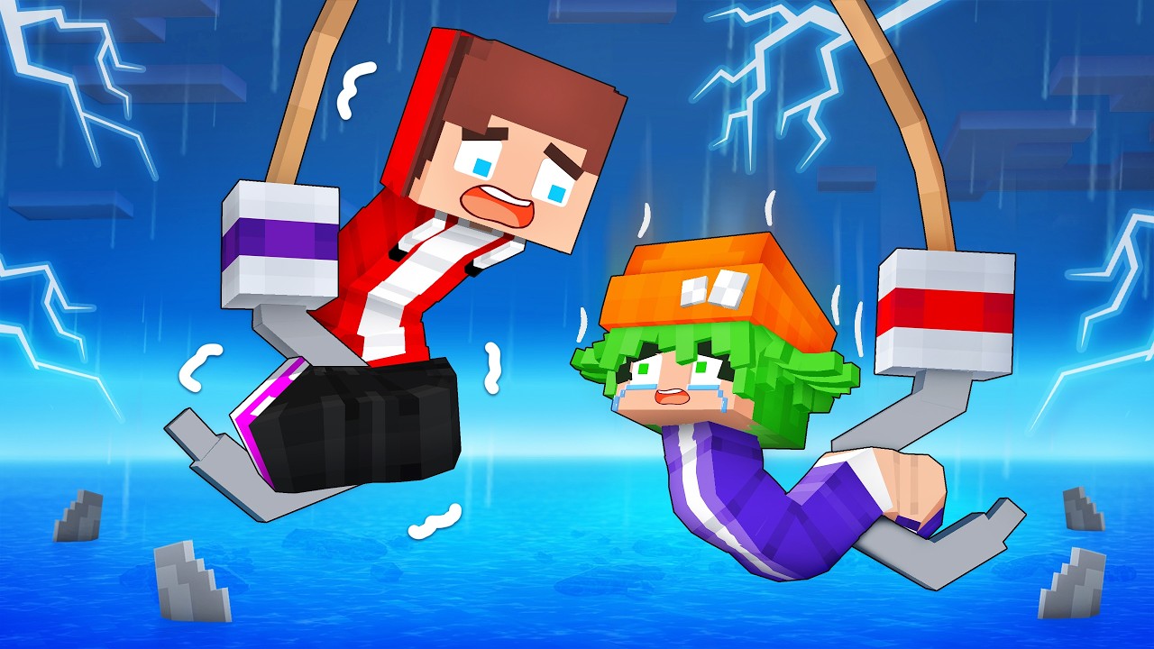 JJ and IVY - Sad Worm Story - Maizen Minecraft Animation