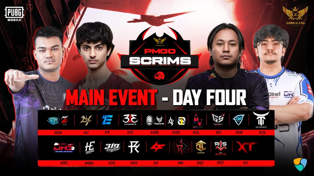 [ URDU ] GG PMGO SCRIMS | GRAND FINAL DAY 4 | FT - #4t #horaa #a1 #drs #asi8 #313 #7e #t2k #asl