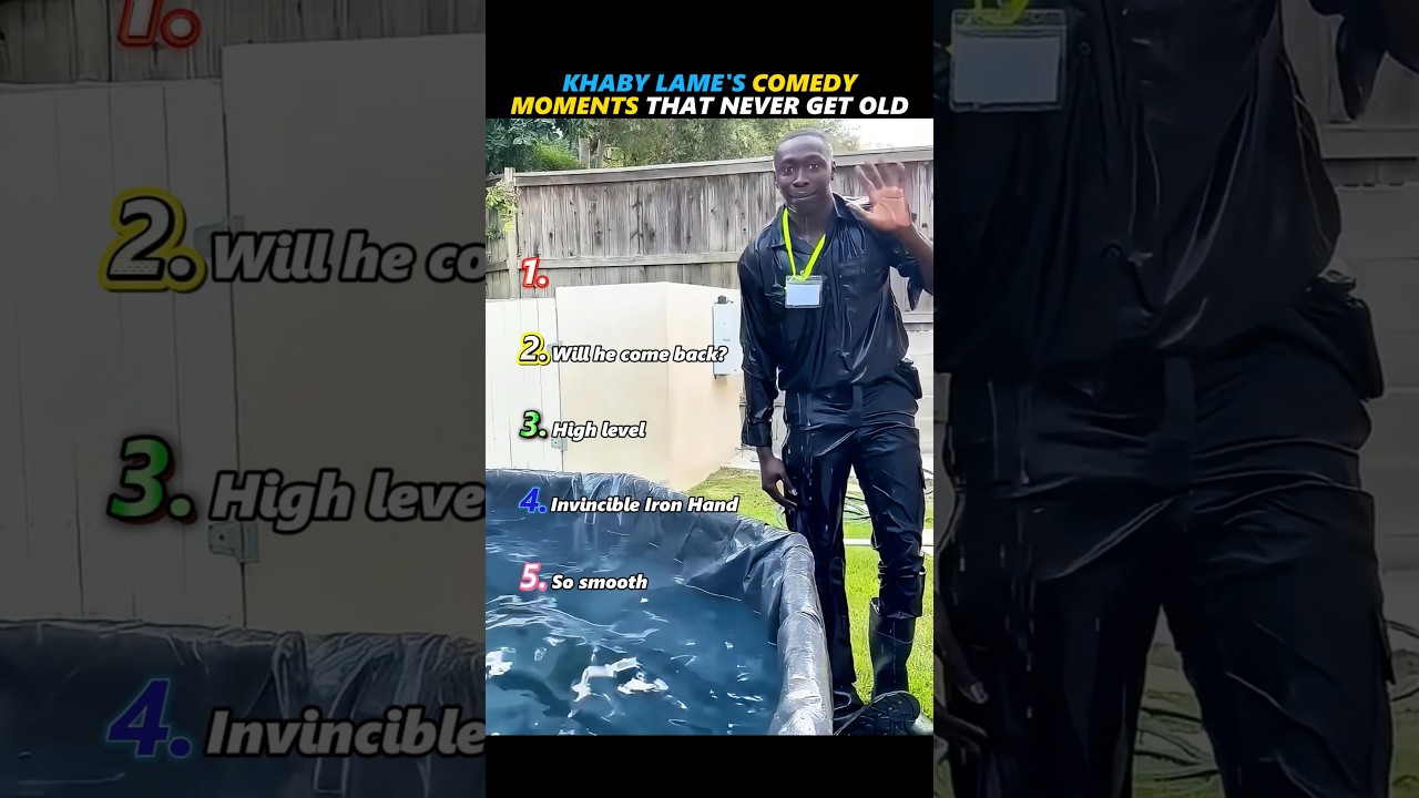 KHABY LAME'S COMEDY MOMENTS THAT NEVER GET OLD#shorts #funny #moments #khabylame #comedy #viral