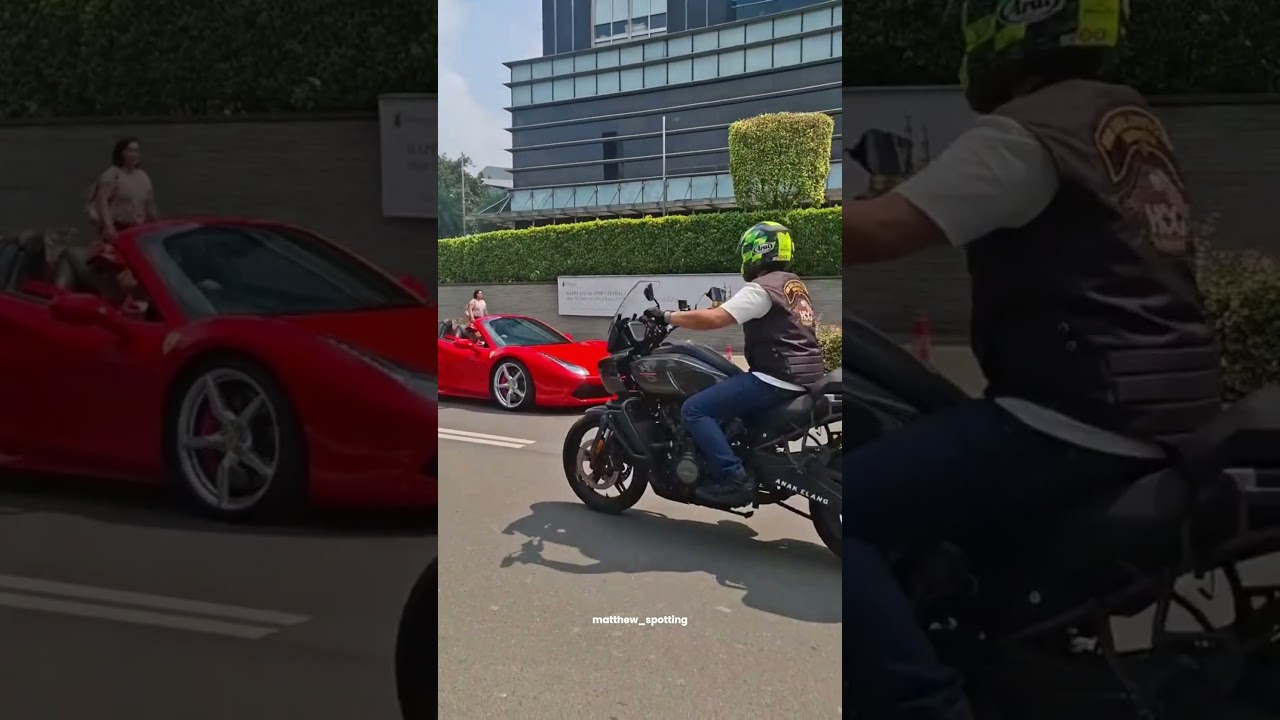 Ferrari Ini 'Ngetes Knalpot' di Jalan Umum, Tiba-Tiba Dihentikan Petugas, Ada Apa?