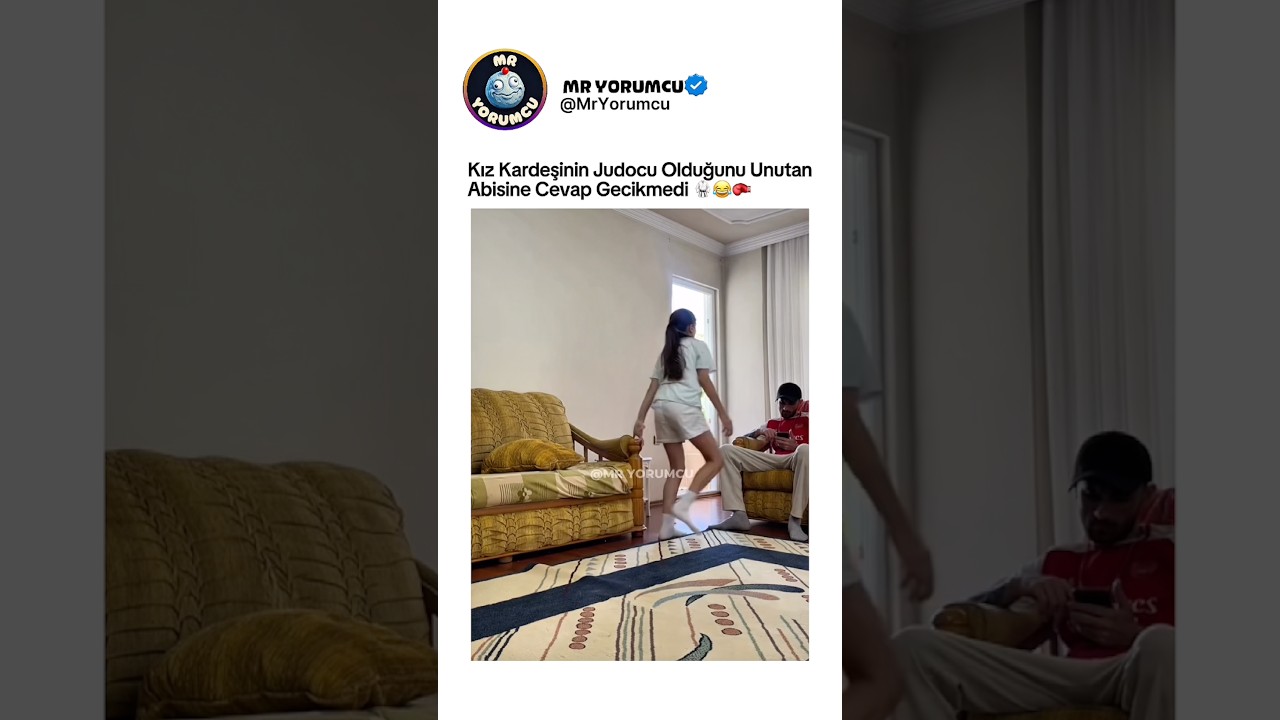 Kız Kardeşinin Judocu Olduğunu Unutan Abisine Cevap Gecikmedi
