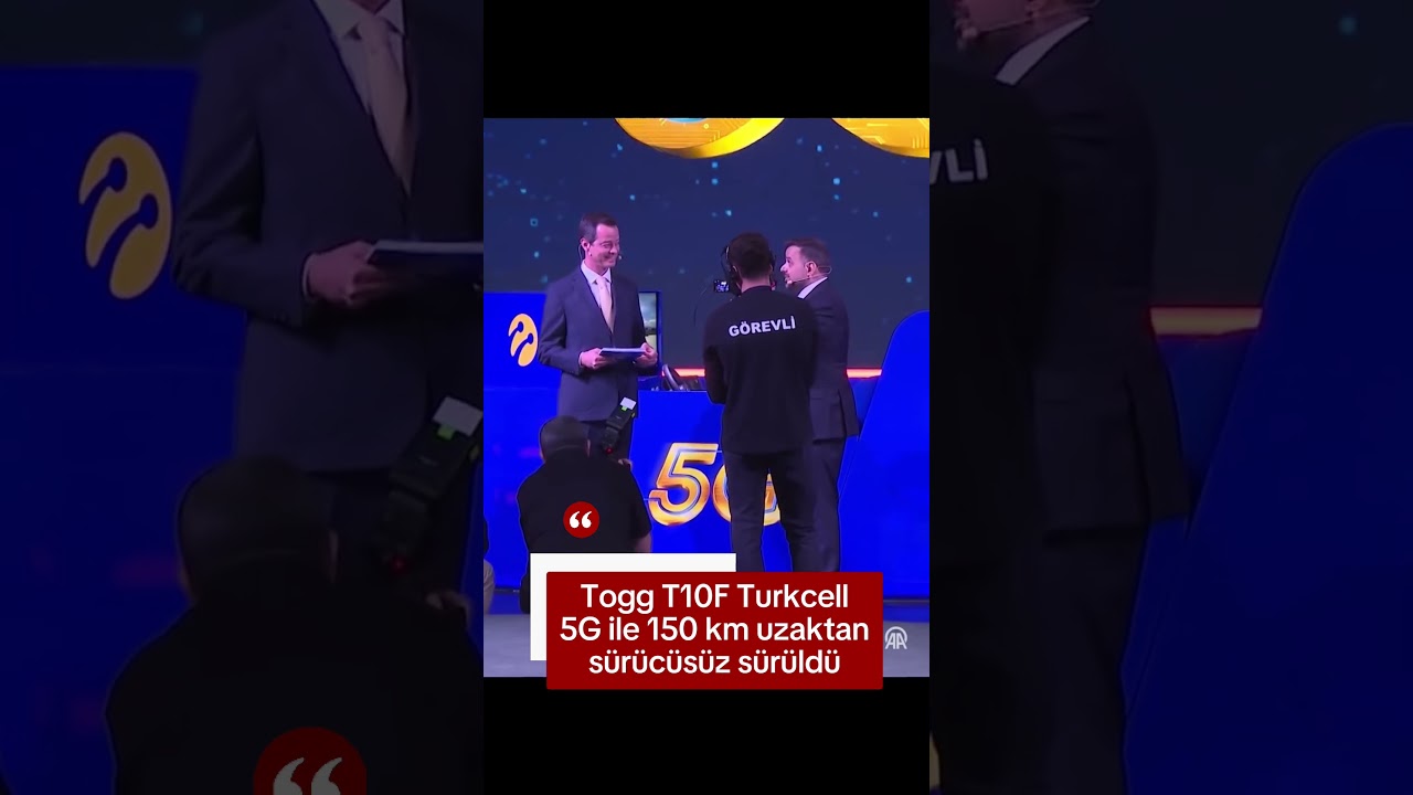 Togg T10F Turkcell 5G ile 150 km uzaktan sürüldü