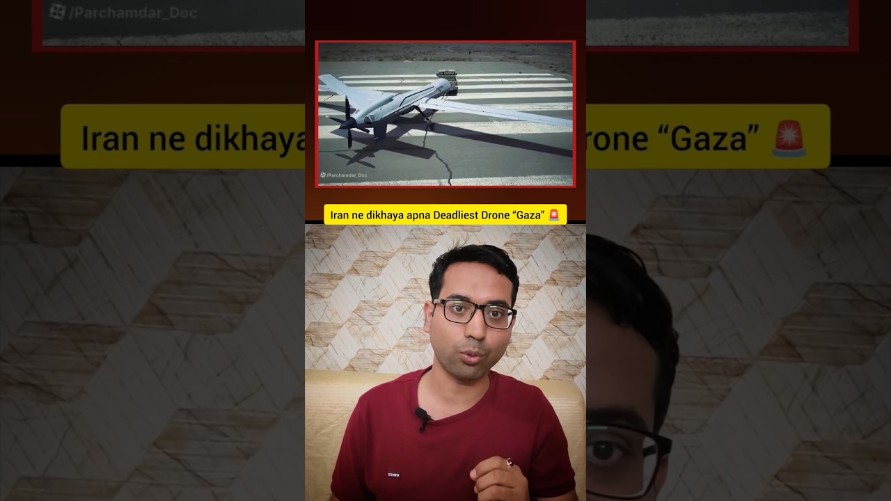 Iran ne dikhaya apna Deadliest Drone “Gaza” #iran #war #news #usa