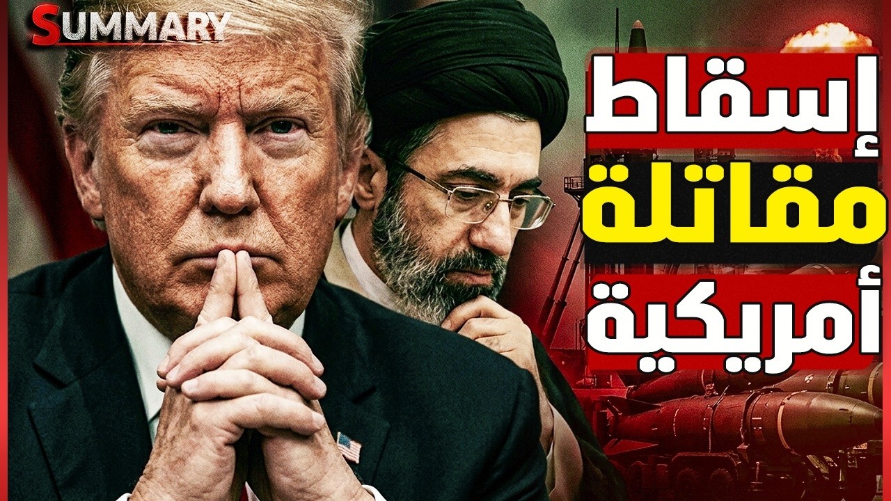 إيران تسقط مقاتلة أمريكية قبل انعقاد قمة السلام في باكستان