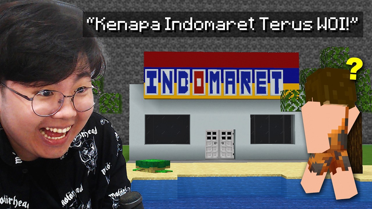 Cuma Build INDOMARET di Lomba Build Minecraft Sampai Gw Menang