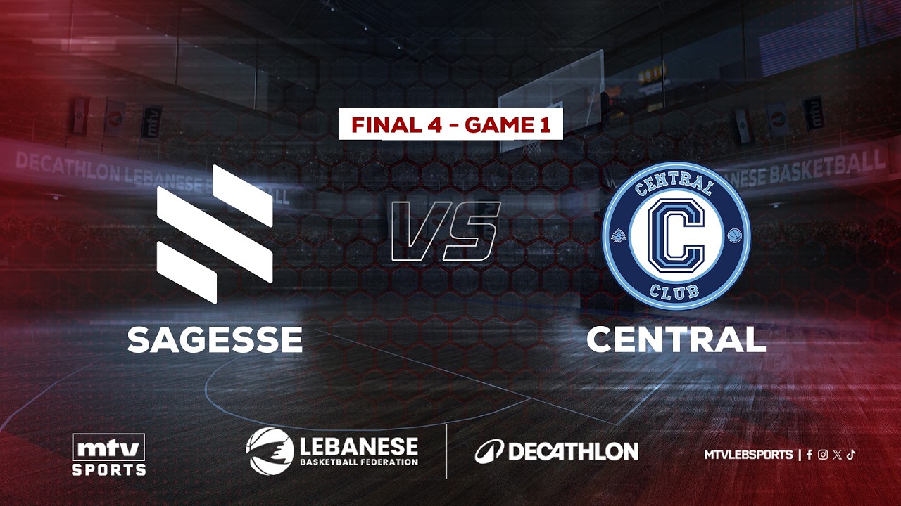 Decathlon Lebanese Basketball Championship 2025-2026 | Final 4 - Game 1 - Sagesse vs Central