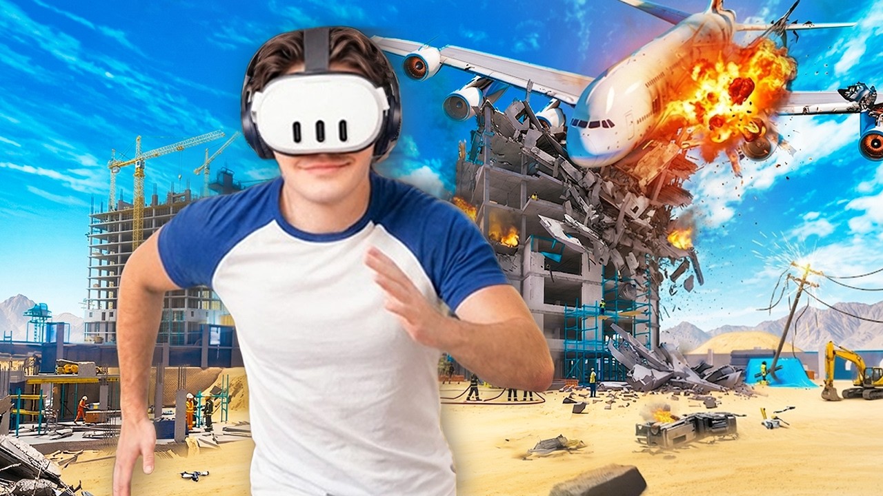 BİNAYA UÇAK DÜŞTÜ KAÇIN AGA - iplusd VR